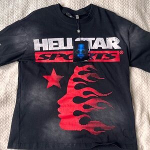 Hellstar Sports Black and Red Graphic Tee